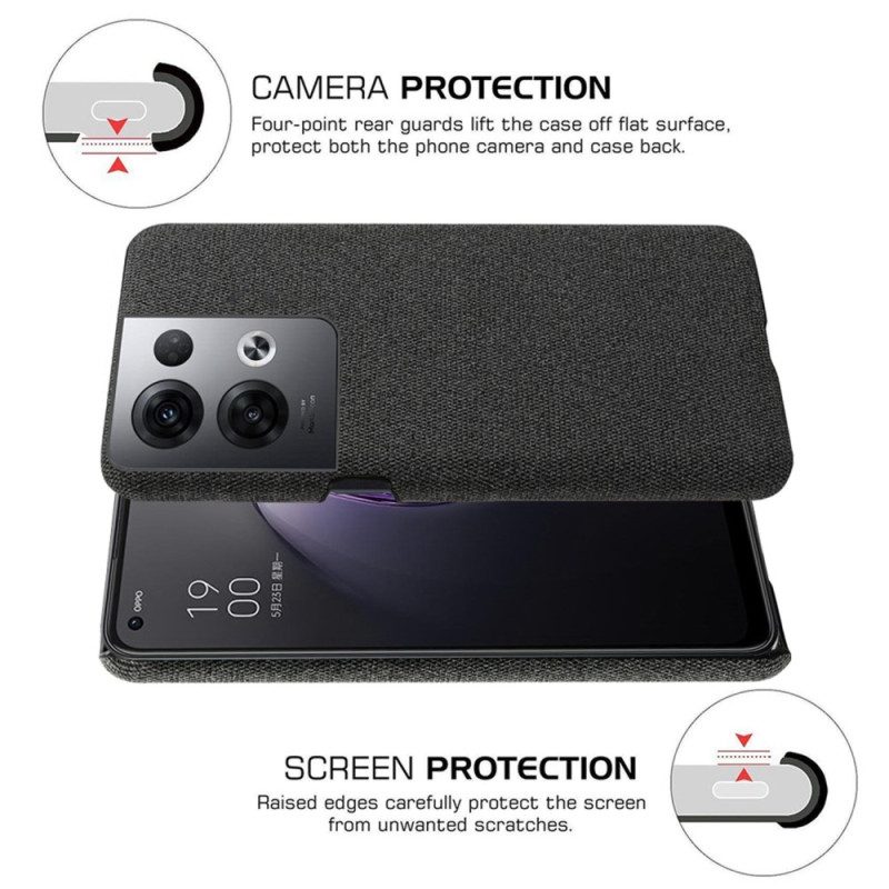 Cover Oppo Reno 8 Pro Tessuto