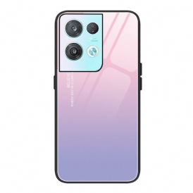 Cover Oppo Reno 8 Pro Vetro Temperato Sfumato