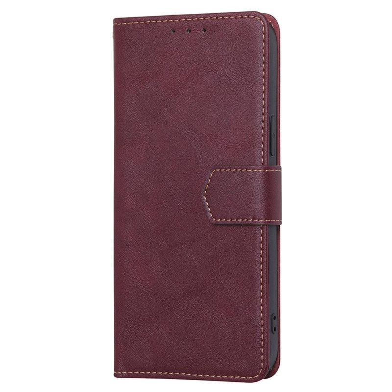Custodia in pelle Oppo Reno 8 Pro Ecopelle Conciata