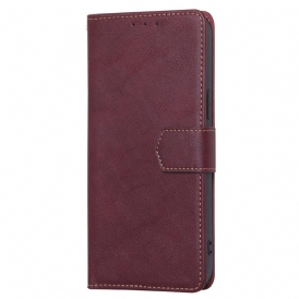 Custodia in pelle Oppo Reno 8 Pro Ecopelle Conciata