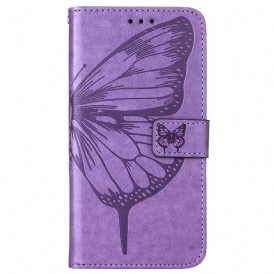 Custodia in pelle Oppo Reno 8 Pro Farfalla Barocco Strappy