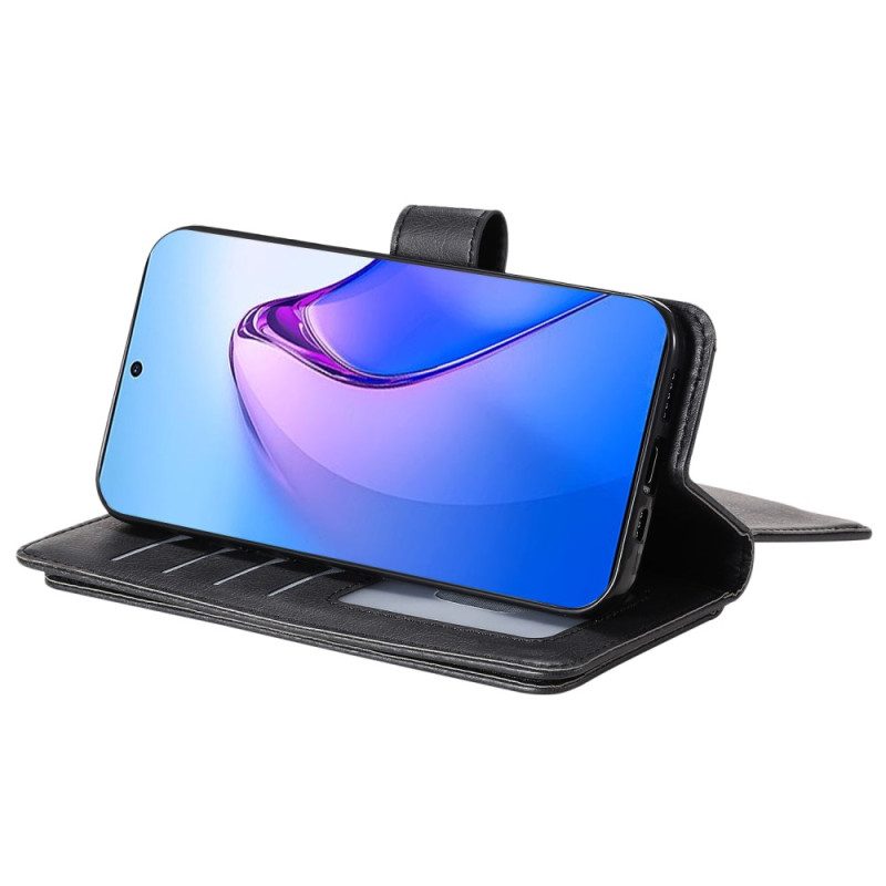 Custodia in pelle Oppo Reno 8 Pro Titolare Della Carta