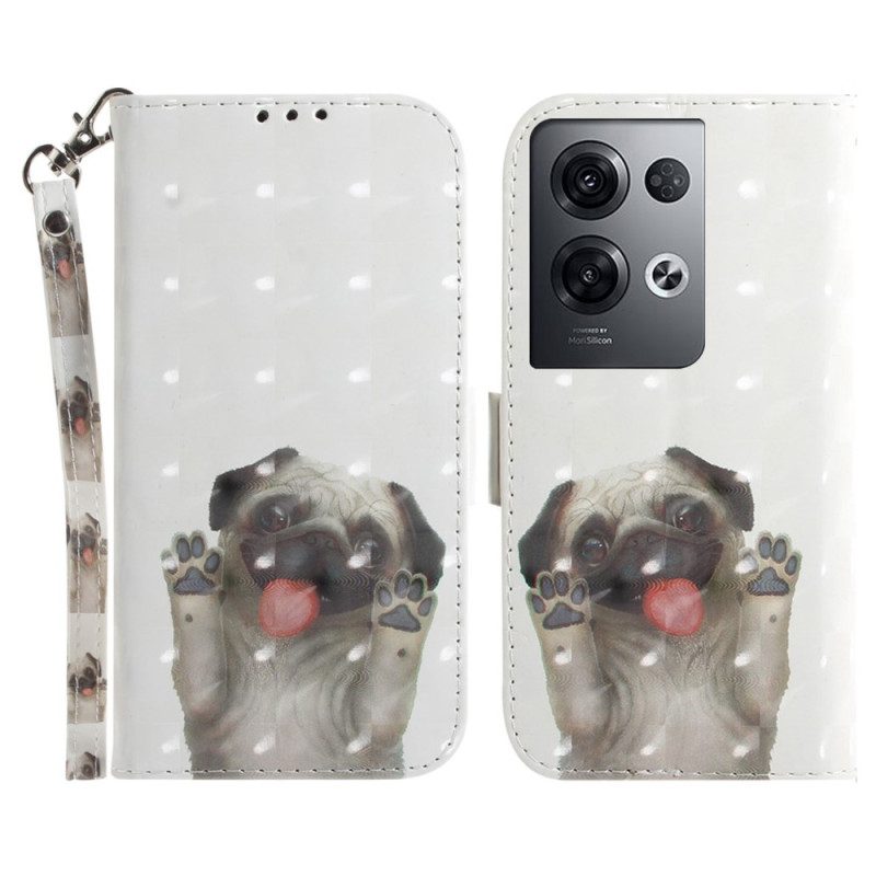 Folio Cover Oppo Reno 8 Pro Carlino
