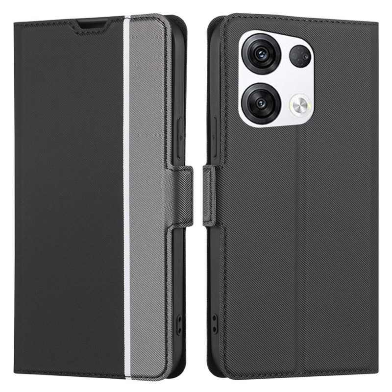 Folio Cover Oppo Reno 8 Pro Due Toni