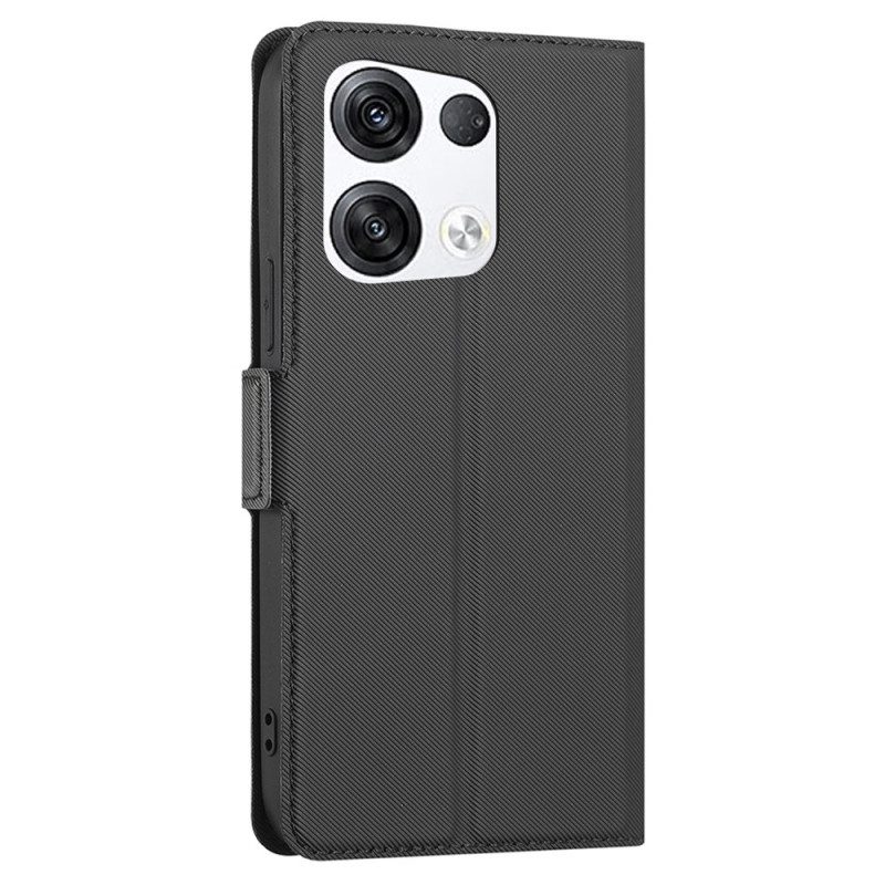 Folio Cover Oppo Reno 8 Pro Due Toni