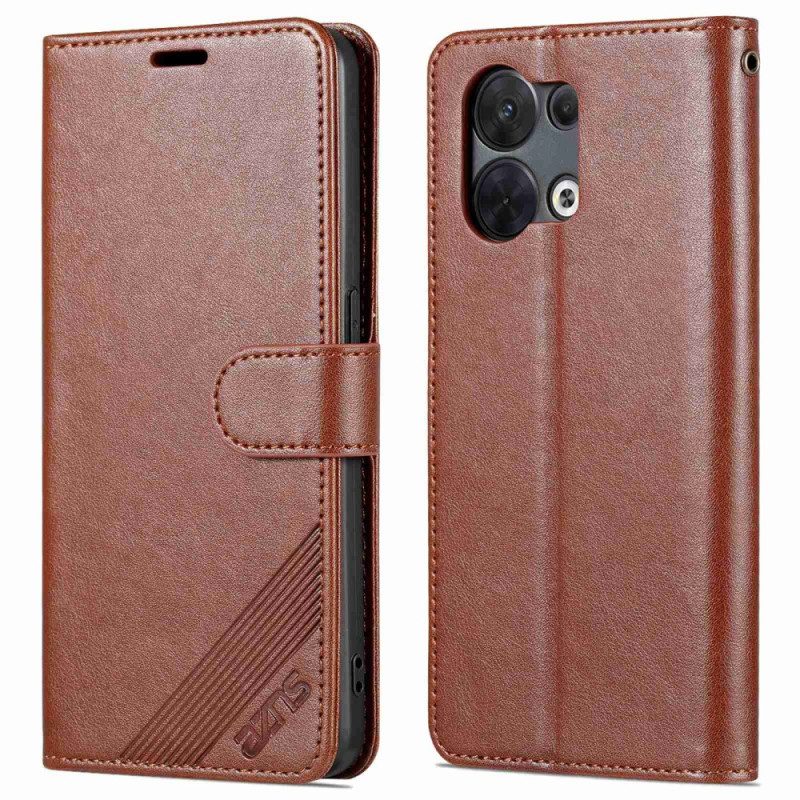 Folio Cover Oppo Reno 8 Pro Ecopelle Azns