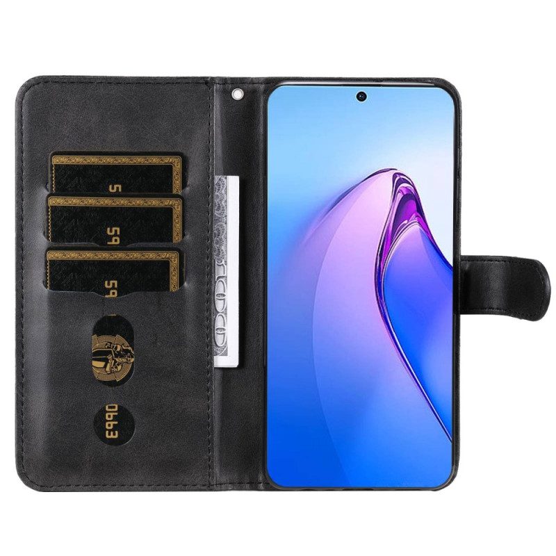 Folio Cover Oppo Reno 8 Pro Portafoglio