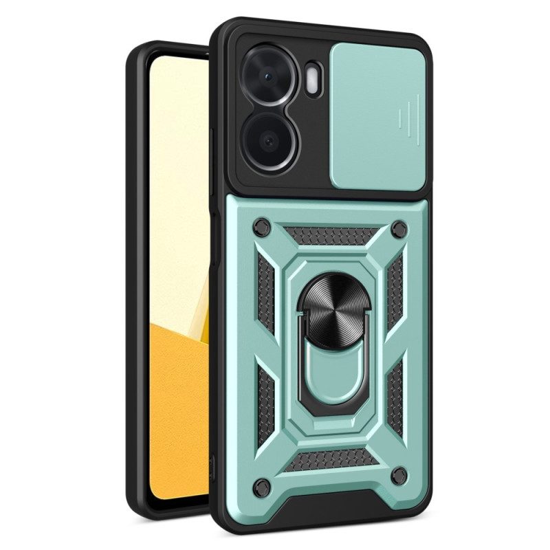 Cover Vivo Y16 Anello-supporto E Protezione Lenti