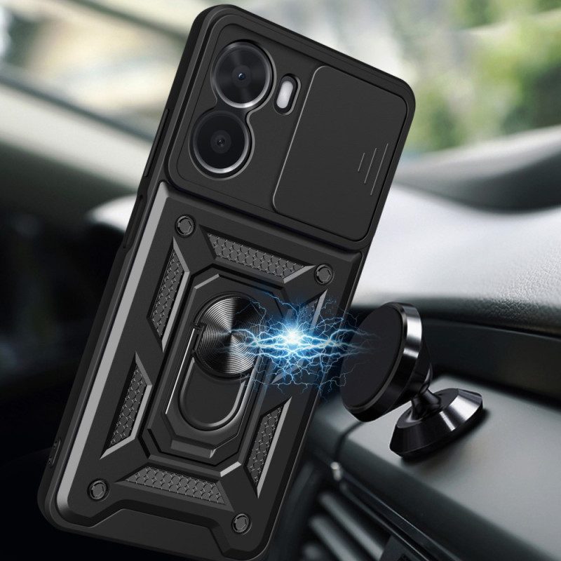 Cover Vivo Y16 Anello-supporto E Protezione Lenti
