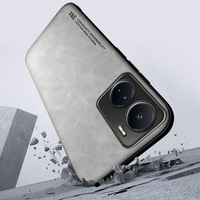 Cover Vivo Y16 Pelle Effetto Pelle X&e