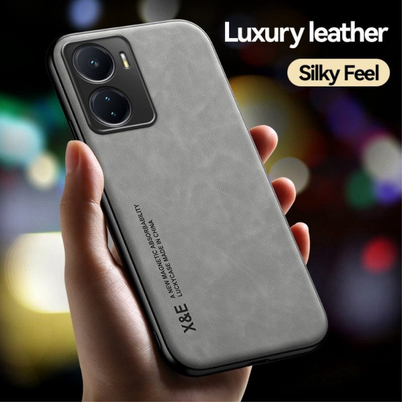 Cover Vivo Y16 Pelle Effetto Pelle X&e