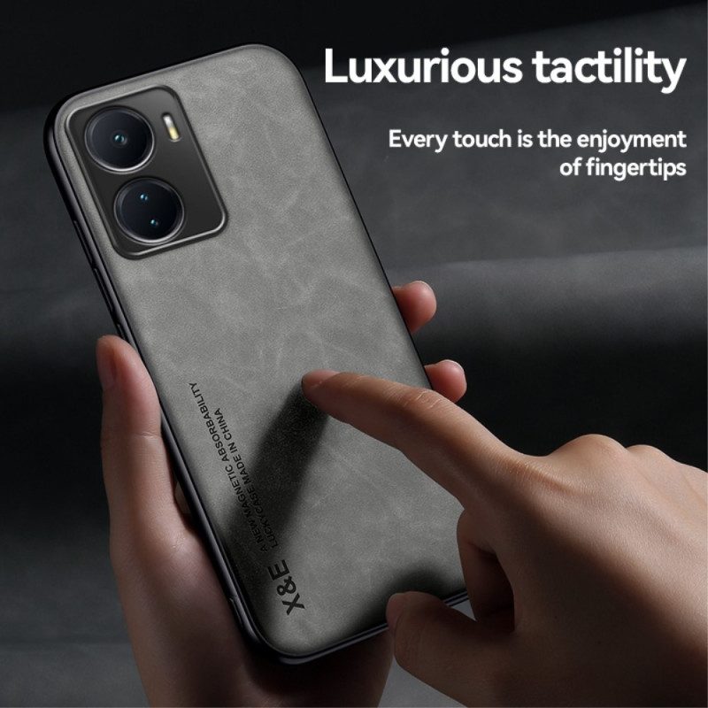 Cover Vivo Y16 Pelle Effetto Pelle X&e