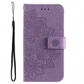 Custodia in pelle Vivo Y16 Mandala Strappy