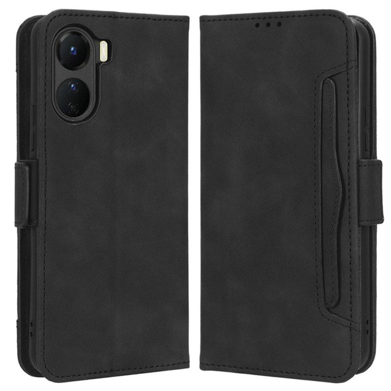 Custodia in pelle Vivo Y16 Multi-carte