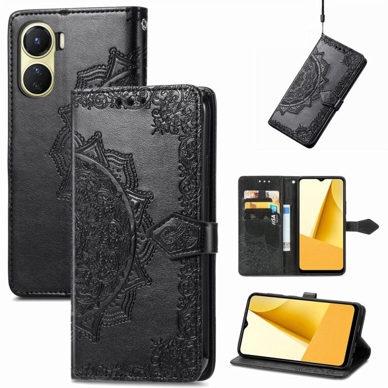 Folio Cover Vivo Y16 Barocco-mandala