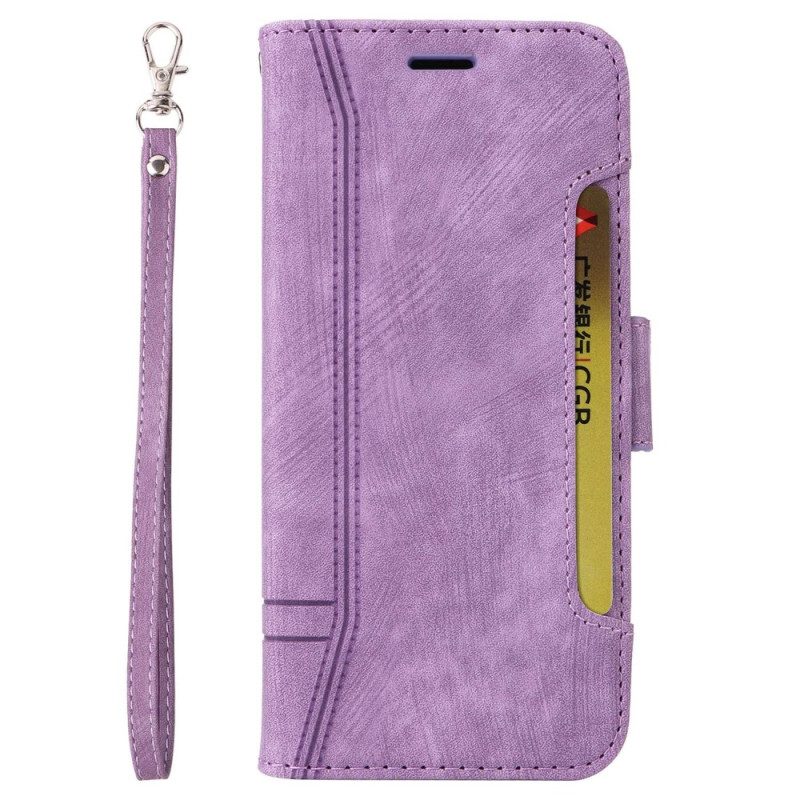 Folio Cover Vivo Y16 Betopnice Porta Carte Frontale