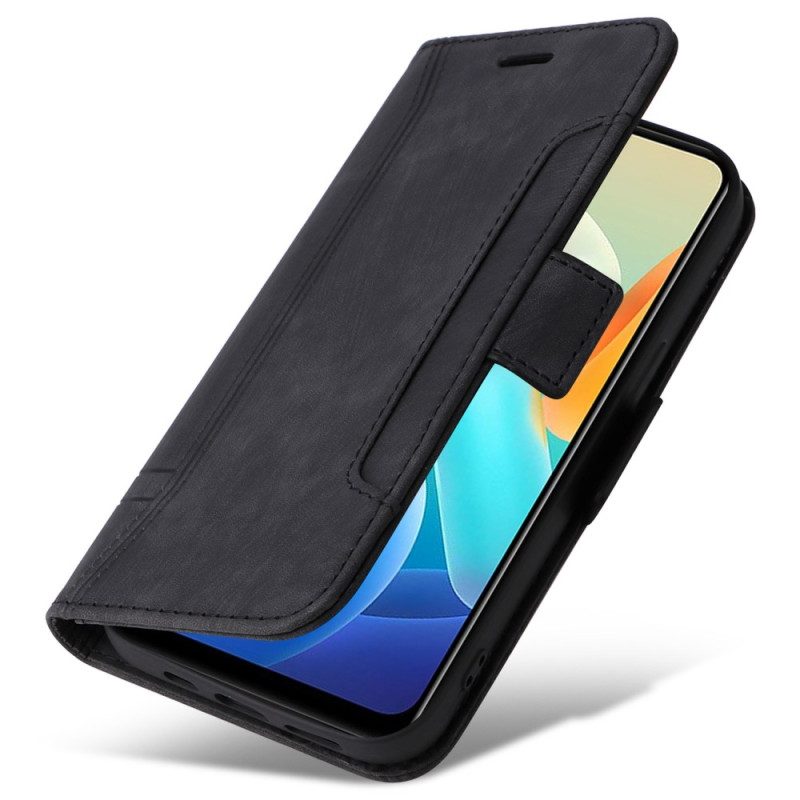 Folio Cover Vivo Y16 Betopnice Porta Carte Frontale