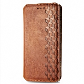 Folio Cover Vivo Y16 Custodia in pelle Modello 3d