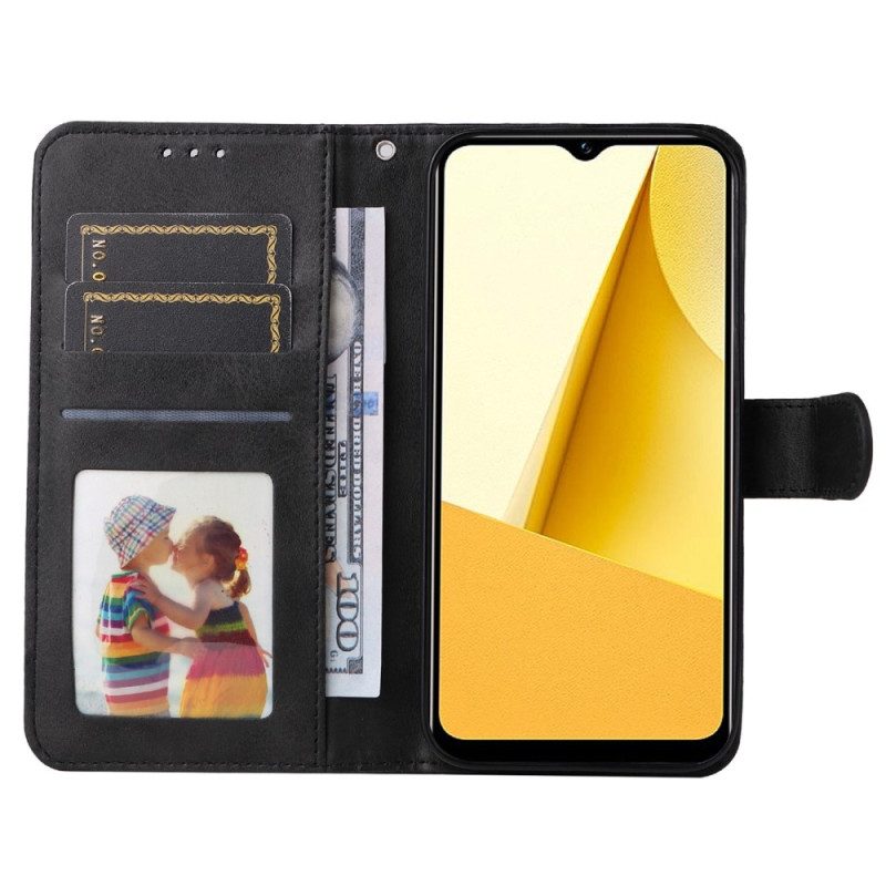 Folio Cover Vivo Y16 Semplice Con Cinturino