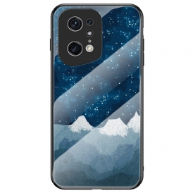 Cover Oppo Find X5 Pro Vetro Temperato In Marmo