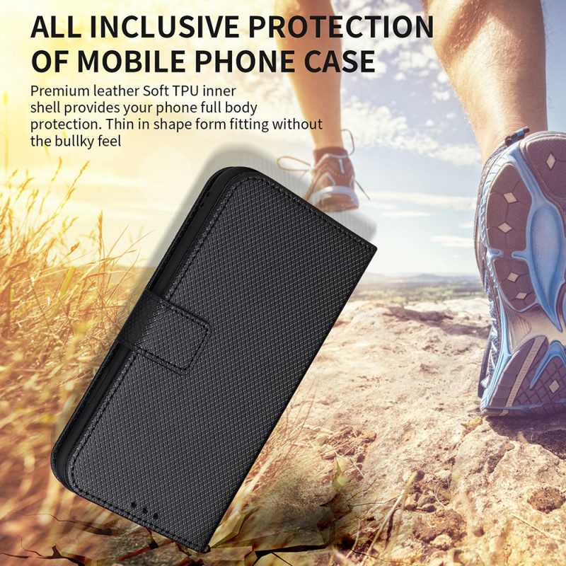 Custodia A Portafoglio Oppo Find X5 Pro Elegante Finta Pelle Con Cinturino