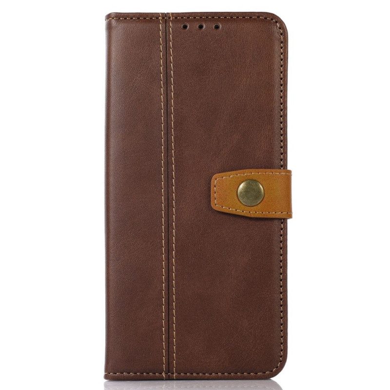 Custodia in pelle Oppo Find X5 Pro Fettuccia