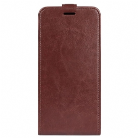 Custodia in pelle Oppo Find X5 Pro Folio Cover Aletta Verticale