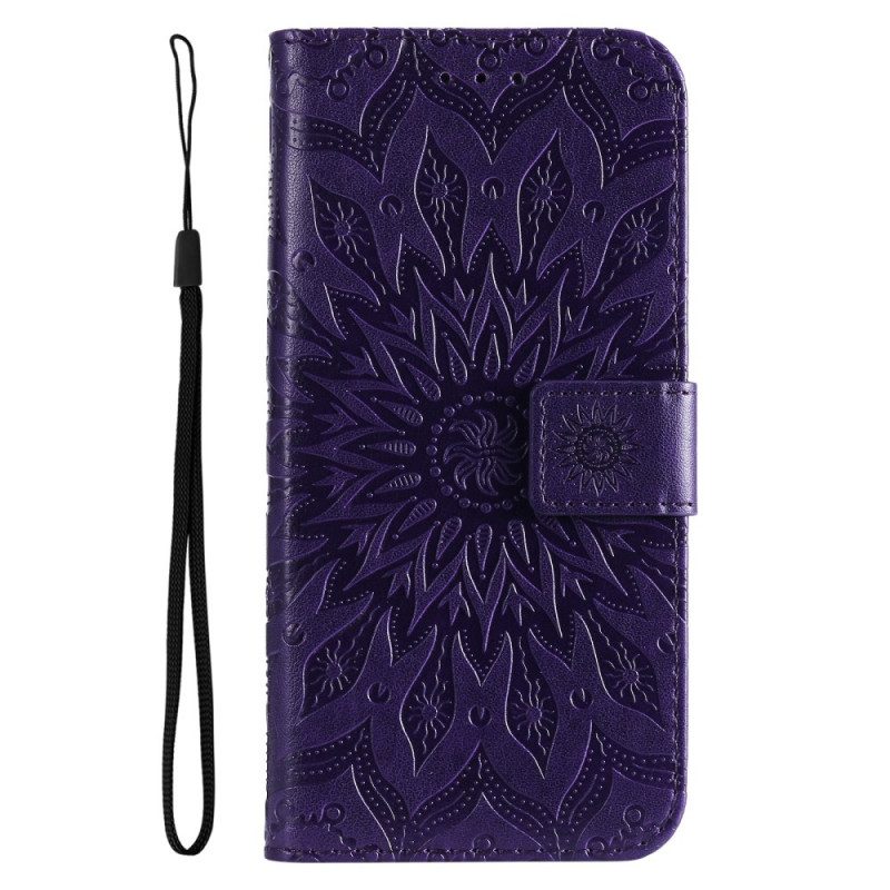 Custodia in pelle Oppo Find X5 Pro Sole Perizoma