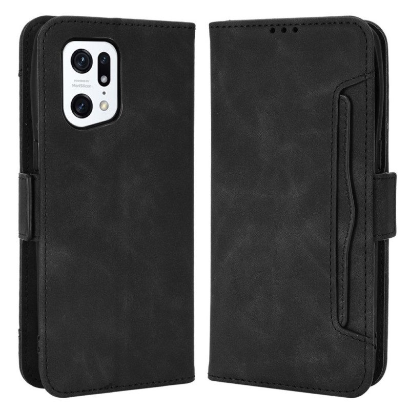 Folio Cover Oppo Find X5 Pro Classe Premier Multi-carta