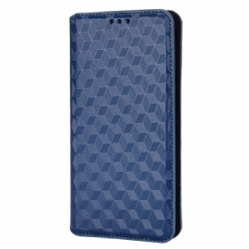 Folio Cover Oppo Find X5 Pro Custodia in pelle Effetto Pelle Diamante 3d