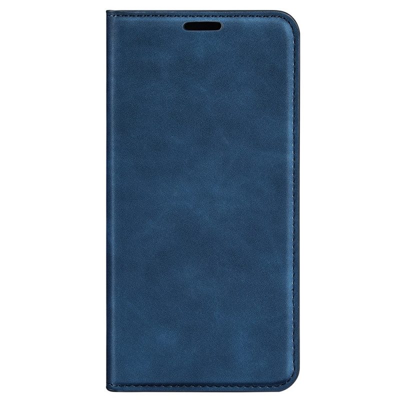 Folio Cover Oppo Find X5 Pro Custodia in pelle Tocco Di Pelle