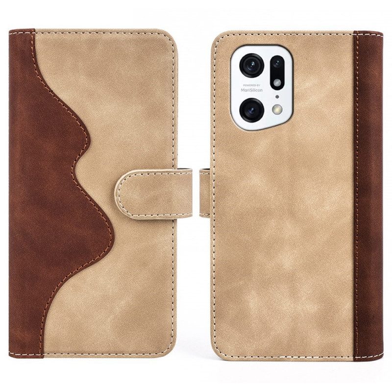 Folio Cover Oppo Find X5 Pro Motivo Grafico