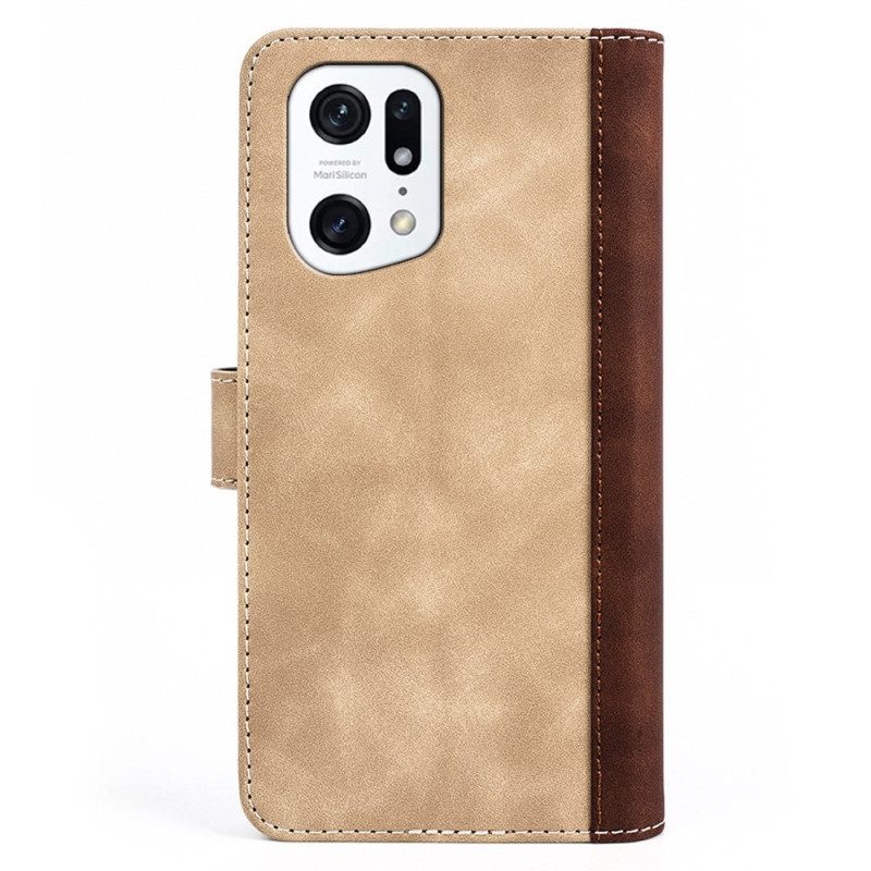 Folio Cover Oppo Find X5 Pro Motivo Grafico