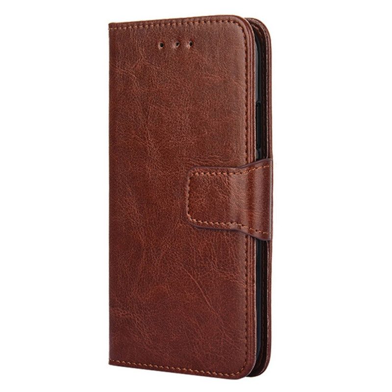 Folio Cover Oppo Find X5 Pro Stile Retrò In Pelle