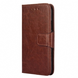 Folio Cover Oppo Find X5 Pro Stile Retrò In Pelle