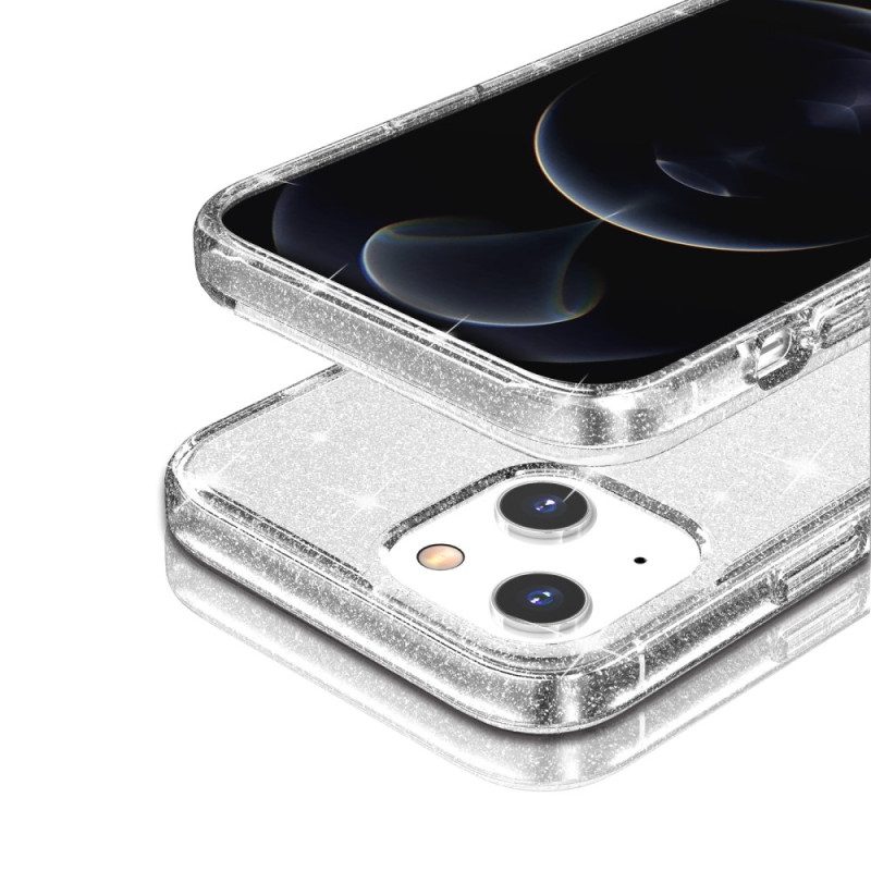 Cover iPhone 15 Glitter Trasparenti