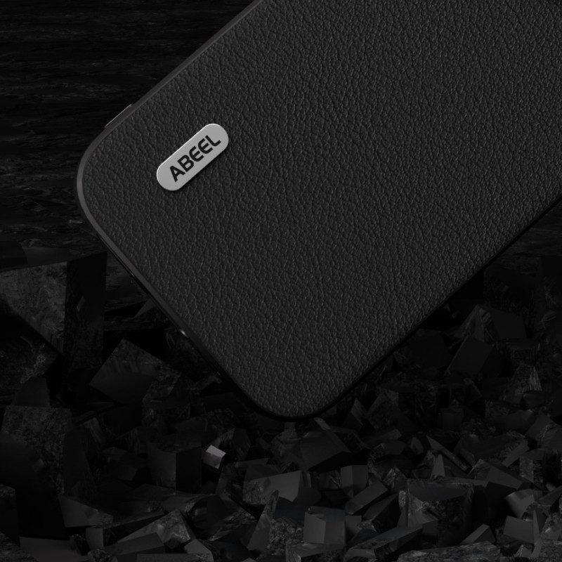 Cover iPhone 15 Vera Pelle Abeel