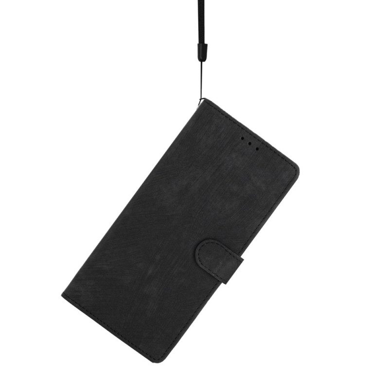 Custodia in pelle iPhone 15 Cinturino Retrò