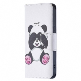 Custodia in pelle iPhone 15 Panda