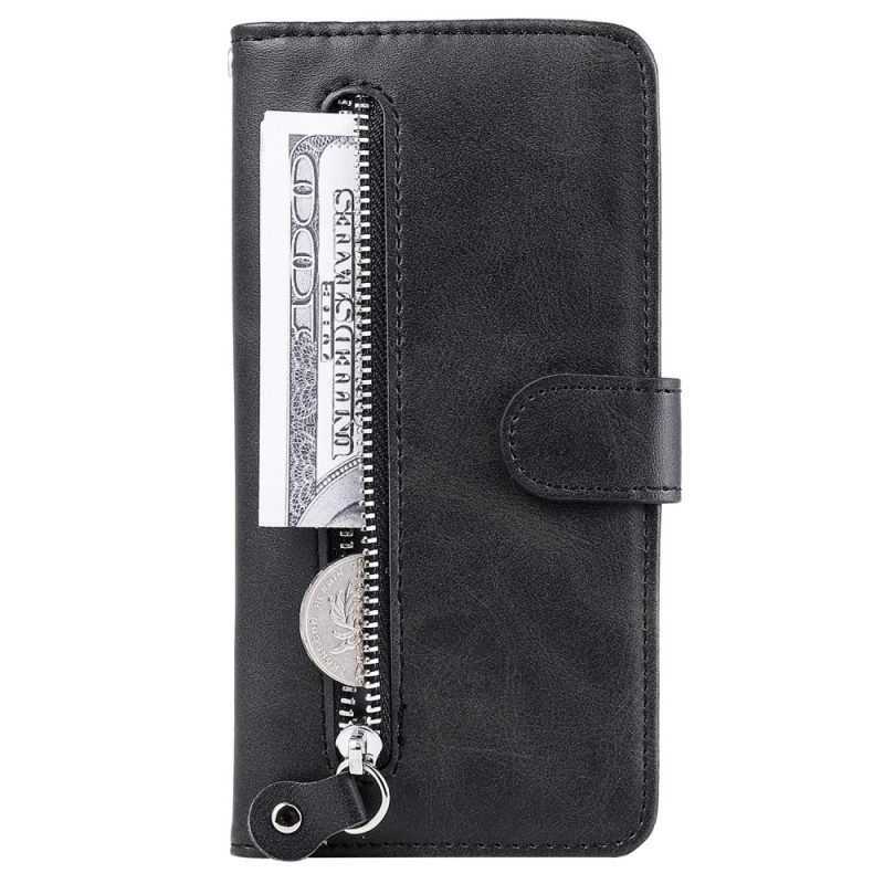 Custodia in pelle iPhone 15 Portamonete