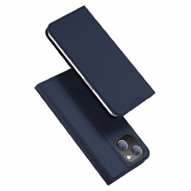 Folio Cover iPhone 15 Custodia in pelle Serie Skin-pro Dux Ducis