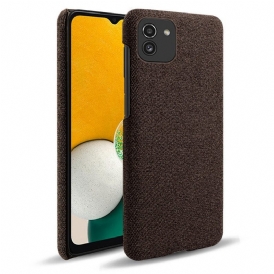 Cover Samsung Galaxy A03 Tessuto Ksq