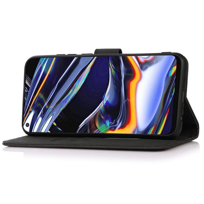 Custodia in pelle Samsung Galaxy A03 Khazneh Texture Effetto Pelle