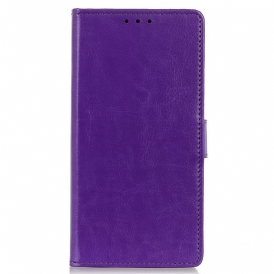 Custodia in pelle Samsung Galaxy A03 Semplice Effetto Pelle Lucida