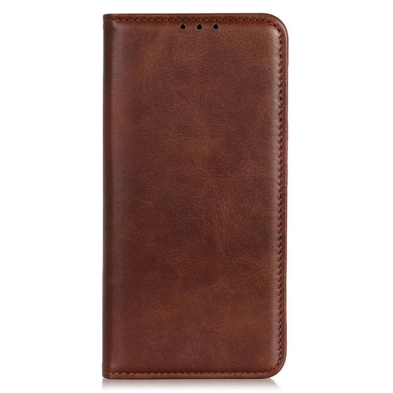 Folio Cover Samsung Galaxy A03 Custodia in pelle Pelle Crosta Eleganza