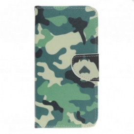 Custodia A Portafoglio Motorola Edge 20 Lite Camuffamento Militare
