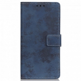 Custodia in pelle Motorola Edge 20 Lite Ecopelle Vintage