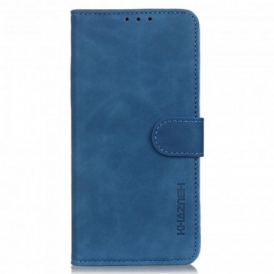 Custodia in pelle Motorola Edge 20 Lite Khazneh Effetto Pelle Vintage