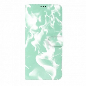 Custodia in pelle Motorola Edge 20 Lite Modello Astratto