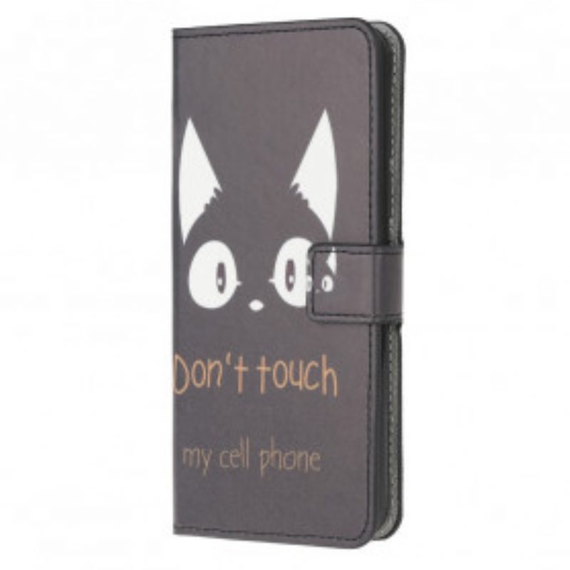 Folio Cover Motorola Edge 20 Lite Non Toccare Il Mio Cellulare